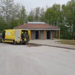 Arbeiten an der Autobahn